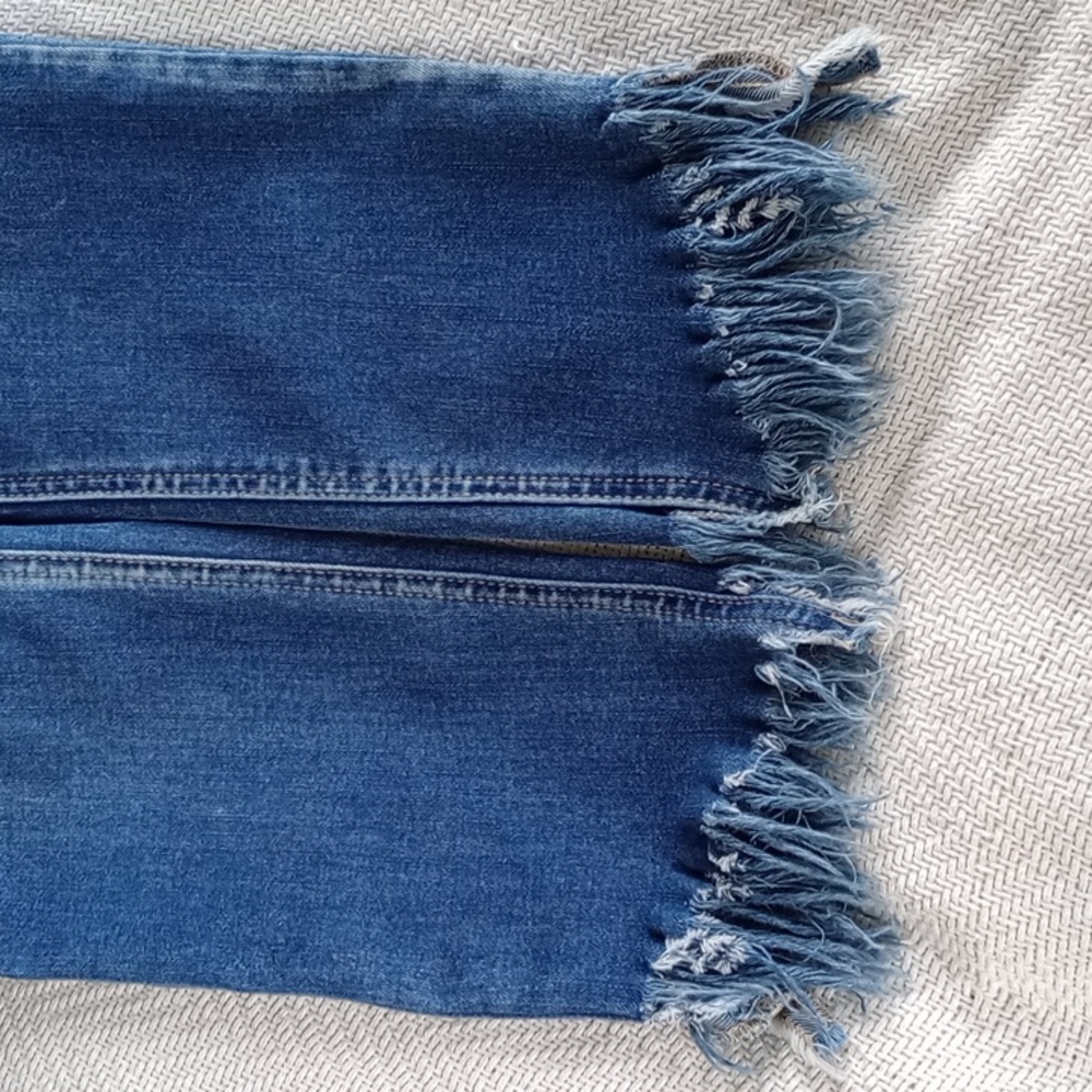 Free People Great Heights Frayed Skinny Jeans - Picture 8 of 14